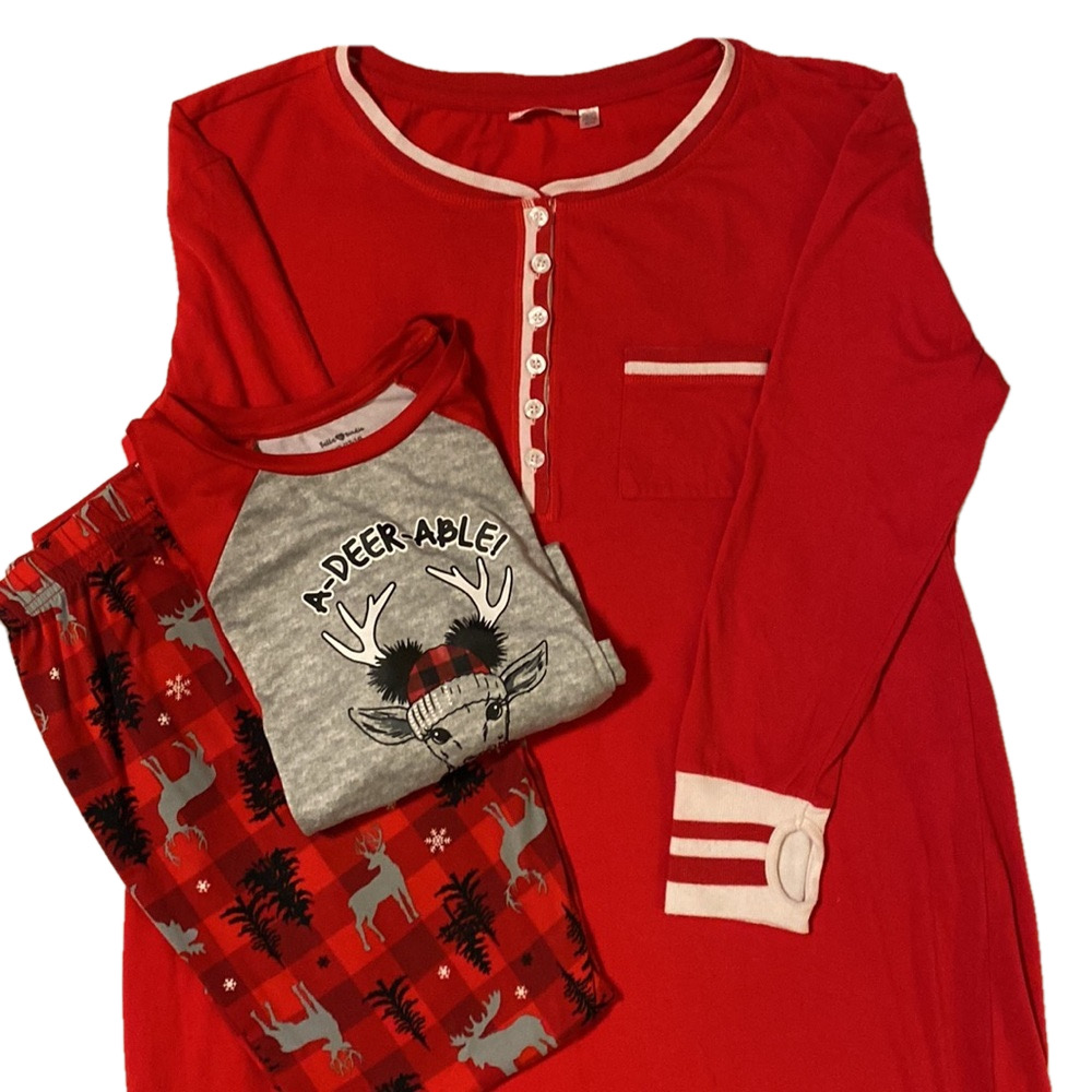PJs. Mom and kid set :)
